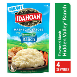 Idahoan Hidden Valley Ranch Original Ranch Mashed Potato Pouch - 4 Oz