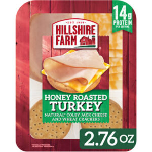 Hillshire Farm Honey Turkey, Colby Jack Cheese, Wheat Cracker Snack Kit - 2.76 Oz