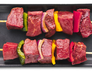 Beef Kabobs Teriyaki Marinade Up To 10% Solution - 0.5 Lb