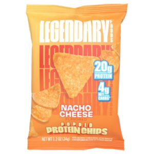 Legendary Foods Popped Protein Chips - Nacho Cheese, 1.2 oz