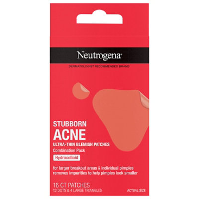 Neutrogena Stubborn Acne Blemish Patches 2 Sizes Patches - 16 Count
