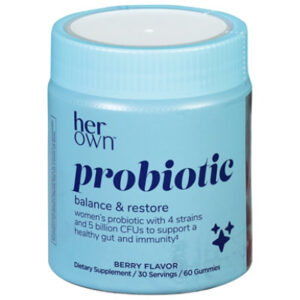 Her Own Probiotic Berry Flavor Gummies - 60 Count