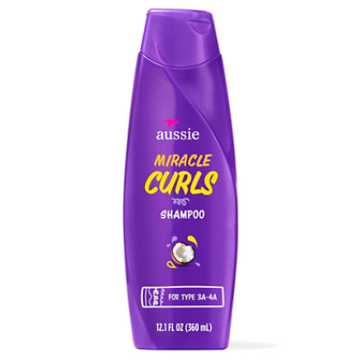 Aussie Miracle Curls With Coconut & Jojoba Oil Paraben Free Shampoo - 12.1 Fl. Oz.