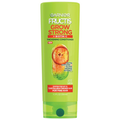 Garnier Fructis Grow Strong Thickening Conditioner for Fine Hair - 11.3 Fl. Oz.