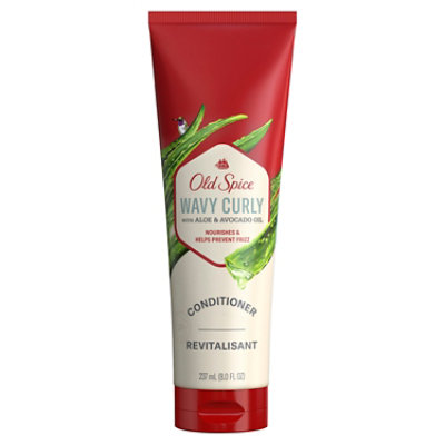 Old Spice Wavy Curly Hair Conditioner With Aloe & Avocado Oil - 8-Fz.