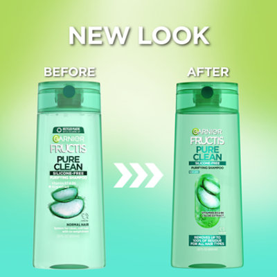 Garnier Fructis Pure Clean Purifying Shampoo for All Hair Types - 22 Fl. Oz.
