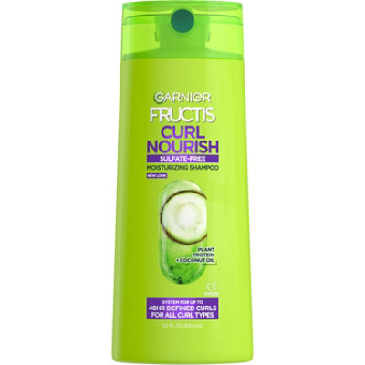 Garnier Fructis Curl Nourish Sulfate-Free Shampoo for All Curl Types - 22 Fl. Oz.
