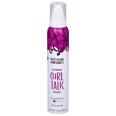 Not Your Mothers Curl Talk Curl Activating Mousse For Curly Hair 7 Fz - 7 FZ