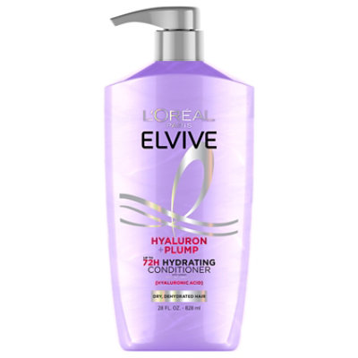 L'Oreal Paris Elvive Hyaluron Plump Hydrating Conditioner For Dry Hair - 26.5 Fl. Oz.