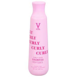 V & Co Curly Hair Shampoo With Peptide Technology - 12 Fl. Oz.