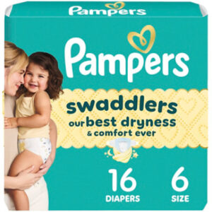 Pampers Swaddlers Active Baby Diaper Size 6 16 Count - 16 CT