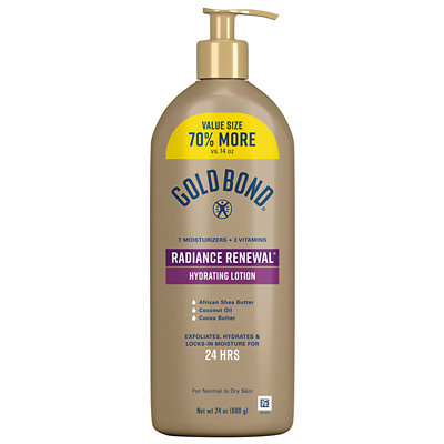 Gold Bond Radiance Renewal Hydrating Lotion Bottle - 24 Oz.