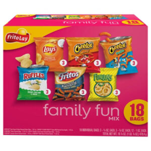 Frito Lay Family Fun Mix Variety Pack - 18 Count