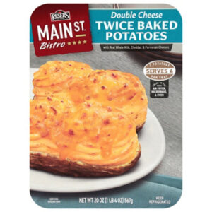 Main St Bistro Twice Baked Double Cheddar Potatoes - 20 Oz