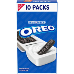 Handi-Snacks OREO Cookie Sticks 'N Creme Dip Snack Packs - 10 Count