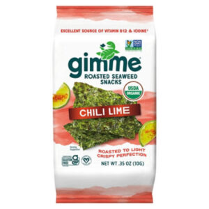 Gimme Organic Roasted Chili Lime Seaweed - 0.35 Oz