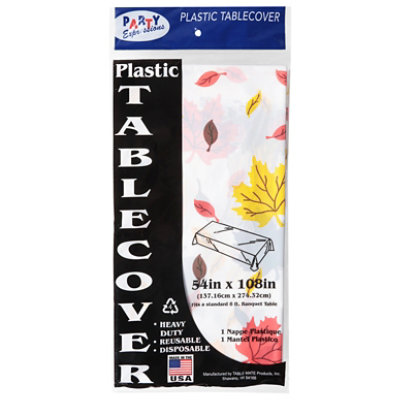 Table-Mate Fall Leaves Tablecover - Each