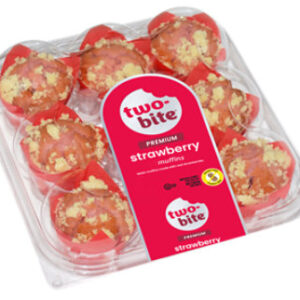 Two Bite Strawberry Streusel Muffins 9 Count - 8 Oz.