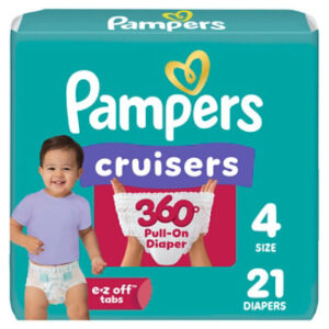 Pampers Cruisers 360 Diapers Size 4 - 21 Count