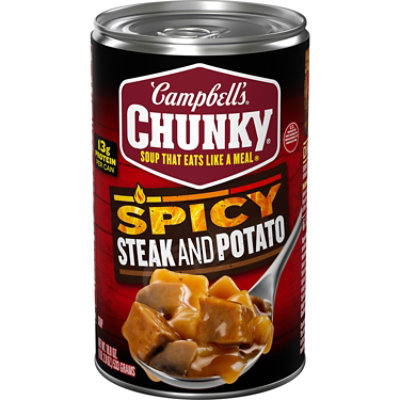 Campbell's Chunky Spicy Steak and Potato Soup - 18.8 Oz