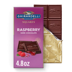 Ghirardelli Chocolate Company Raspberry Dark Squares Bar - 4.8 Oz