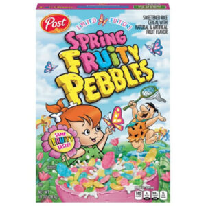 Spring Fruity Pebbles Flavored Cereal - 10 Oz
