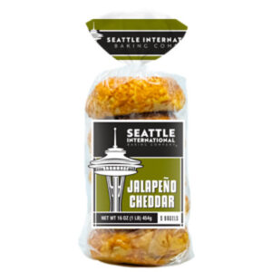 Seattle International Jalapeno Cheddar Bagel - 16 Oz