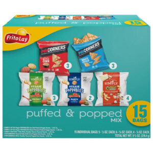 Frito Lay Puff And Pop Mix Variety Pack - 15 Count