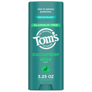 Tom's Deodorant Cucumber And Aloe - 3.25 Oz.