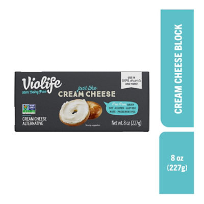 Violife Just Like Cream Cheese Dairy-Free Vegan Block - 8 Oz