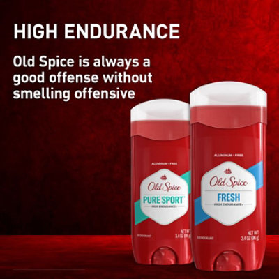 Old Spice High Endurance Apdo Sticks Deodorants Stick Fresh - 6.8 OZ