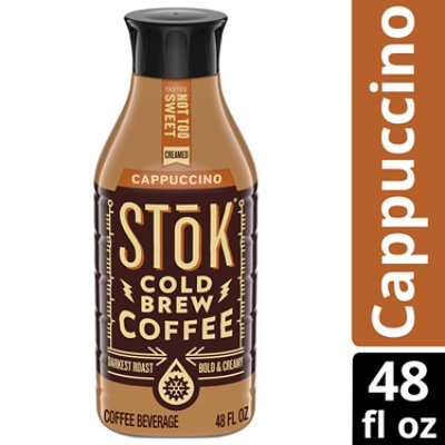 SToK Cold Brew Cappuccino Coffee - 48 Oz