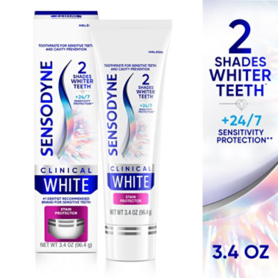 Sensodyne Clinical White Stain Protector - 3.4 Oz