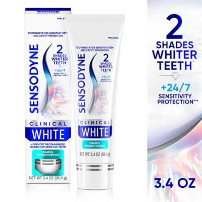 Sensodyne Clinical White Enamel Strength - 3.4 Oz
