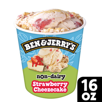 Ben & Jerry's Non Dairy Strawberry Cheesecake Ice Cream - Pint