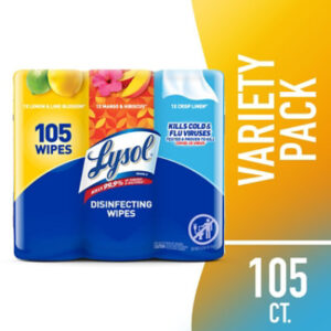 Lysol Lemon And Lime Blossom Mango And Hibiscus Disinfecting Wipes - 3-35 Count
