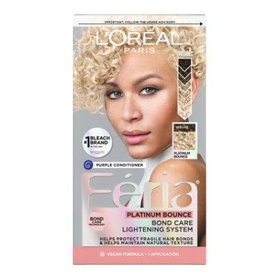 L'Or?l Paris F?ia Platinum Bounce Bond Care Lightening System Hair Dyes Kit - Each