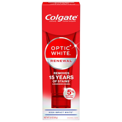 Colgate Optic White Toothpaste High Impact - 3 Oz