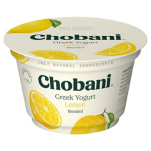 Chobani Reduced Fat Greek Yogurt Lemon Blended - 5.3 Oz.