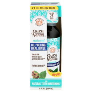 GuruNanda Whitening Oil Pulling Oral Rinse - 8 Fl. Oz.