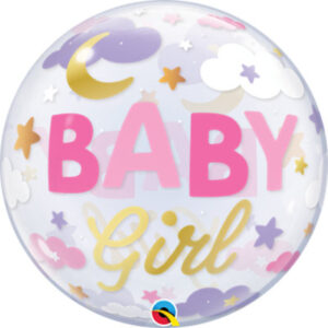 Baby Girl Balloon Bubble - Each