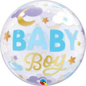 Baby Boy Balloon Bubble - Each