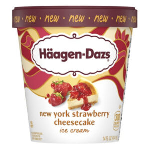 Haagen Dazs New York Strawberry Cheesecake Ice Cream - 14 Fl. Oz.