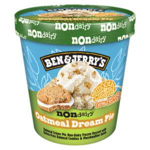 Ben & Jerry's Ice Cream Non Dairy Oat Milk Oatmeal Dream Pie - Pint