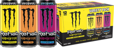 Rehab Monster Variety Pack - 12 - 15.5 Fl. Oz.