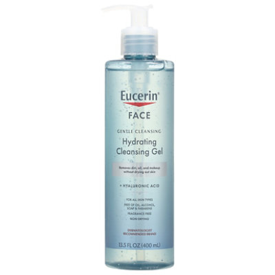 Eucerin Face Hydrating Cleansing Gel - 13.5 Fl. Oz.