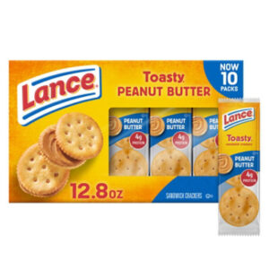 Lance Toasty Peanut Butter Sandwich Crackers Multipack  - 10-1.29 Oz
