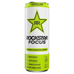 Rockstar Focus Lemon Lime - 12 Fl. Oz.