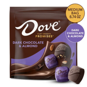 Dove Promises Dark Chocolate Almond Stand Up Pouch - 6.74 Oz.