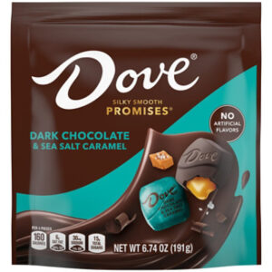 Dove Promises Dark Chocolate Salted Caramel Stand Up Pouch - 6.74 Oz.